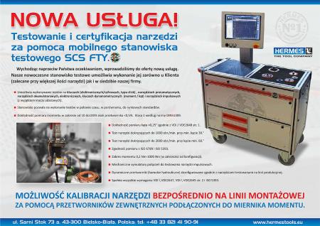 Testowanie i certyfikacja narzędzi